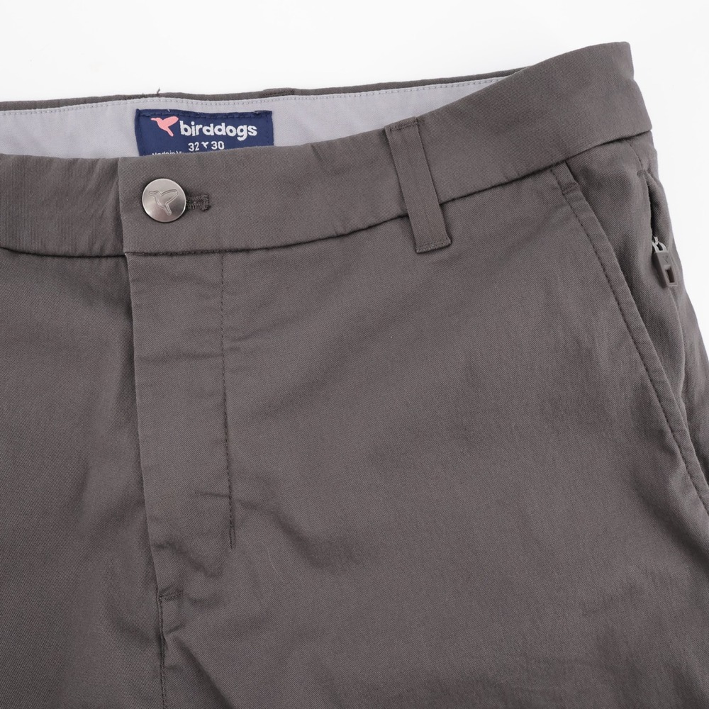 Birddogs Performance Chino Pants Dark Gray Mens 32x29